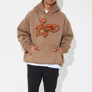 Sudadera con Capucha Bordada Personalizada OEM Estilo Urbano Personalizado Corte Regular para Hombre Lisa al por Mayor Invierno Impresión Digital Lisa Teñida - Product Image 3