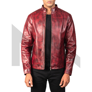 Nouvelle arrivée Veste en cuir de haute qualité, tendance, sur mesure, à prix raisonnables, Vestes en cuir léger pour hommes - Product Image 1