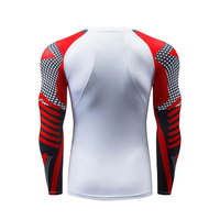 Conception personnalisée, respirant, séchage rapide, antibactérien, écologique, lavé, manches longues, rash guard