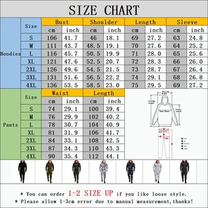 Chándal para hombre, conjunto de 2 piezas, sudadera de camuflaje, pantalones de chándal, conjunto de ropa deportiva para hombre, pantalones con capucha tácticos de primavera para Fitness - Product Image 6