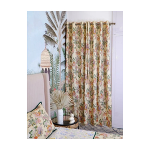 Rideaux à boucles en tissu transparent 140 GSM, 52x84 pouces, en coton doux et aérien, sans AZO, pour dortoirs, maisons de vacances, export en gros - Product Image 3