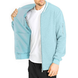 High Quality Vintage Solid Washed Denim Winter Bomber <b>Jacket</b> <b>Men</b> Women's Streetwear College <b>Baseball</b> Wholesale New Design - Product Image 2