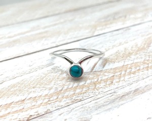 Anillo clásico joyería para mujer plata estilo bohemio joyería 925 plata esterlina turquesa piedra preciosa anillo hecho a mano regalo para esposa - Product Image 1