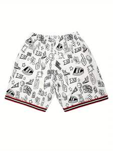 Pantalones cortos de baloncesto personalizados con bolsillos bordados para fitness al aire libre y ropa informal - Product Image 3