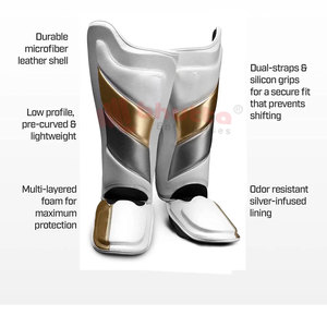 Dernier modèle de protège-tibia Kick Boxing Protège-tibias de sécurité pour l'entraînement par paliers - Product Image 5