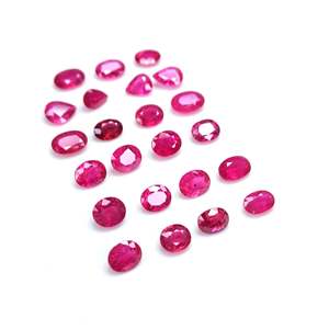 Pierre précieuse naturelle de qualité AAA, rubis du Mozambique de 19,06 carats, non traité et calibré, forme poire, grenat rouge, hauteur 8 mm - Product Image 5