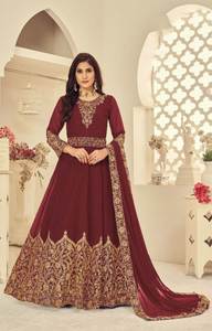 Exclusivo último hermoso trabajo manual 2024 Up Coming ropa festiva Georgette Salwar Kameez para ropa de mujer bonita y sexy - Product Image 2