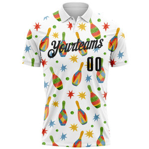 เสื้อยืดคอวีถักลายพิมพ์ ระบายอากาศได้ดี แต่งขอบตัดสีทันสมัย สไตล์กอล์ฟ ติดกระดุม 3 เม็ด ขายดี - Product Image 1