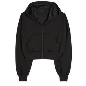 Sudadera con Capucha Corta de Manga Larga para Mujer, Invierno, Logotipo Frontal, Servicio Personalizado OEM 2026 - Product Image 3