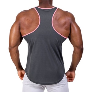 High Quality OEM Bulk Manufacturer Tank Top Factory Sale Slim Fit Bodybuilding Workout Training Vest Top Breathable For Sale - Product Image 5