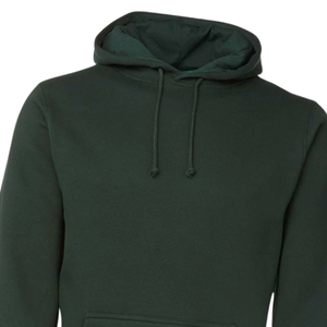 Sudadera con Capucha Verde Oscuro Unisex, Sudadera con Capucha Lisa de Felpa de Algodón Premium, Ropa de Calle Informal de Invierno, Corte Regular, Venta al por Mayor - Product Image 2