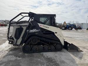 Mini-chargeuse compacte sur chenilles Terex R350T avec livraison gratuite en Chine, certifiée CE/EPA, avec godet, trancheuse et charrue rotative - Product Image 2