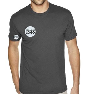 Camisetas de hombre-Camisetas de cuello redondo de algodón polivinílico Premium S - 4XL Camisetas con logotipo personalizado - Product Image 5