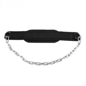 Custom Logo Printing Available <b>Heavy</b> <b>Duty</b> Professional Protection Weight Lifting Dipping Neoprene Dip Belt Steel <b>Chain</b> for Dips - Product Image 3