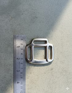 Hebilla de ajuste de metal sólido personalizable, bolsa de brida de caballo y hebilla de correa de embalaje, accesorios al por mayor de alta calidad - Product Image 3