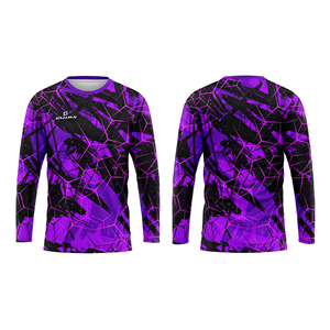 เสื้อเจอร์ซีย์มอเตอร์ครอสสำหรับผู้ชาย พิมพ์ลายดิจิทัลสำหรับกีฬาออฟโรด ผ้าสแปนเด็กซ์/โพลีเอสเตอร์ ยืดได้ 4 ทิศทาง ระบายอากาศได้ดี ป้องกันรังสียูวี - Product Image 1