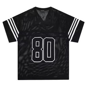 Custom Sublimation V-Neck <b>Football</b> Jersey Retro Streetwear American <b>Football</b> Soccer Wear with Short Sleeves From Argentina - Product Image 2