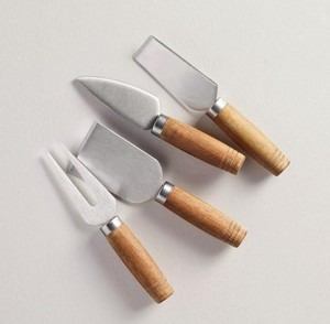 Hot Selling <b>Set</b> of 4 <b>Cheese</b> <b>Set</b> with wood Round Handle in Factory Wholesale Price - Product Image 4