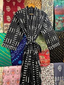 Kimono largo de gran tamaño para mujer, ropa de dormir de verano, albornoz, ropa de salón sostenible para Vacaciones y Vacaciones - Product Image 3