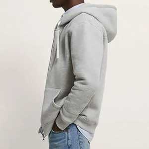 Sweat à capuche zippé uni personnalisé sweats à capuche pour hommes vente en gros de sweats à capuche à fermeture éclair de qualité supérieure à bas prix thermique - Product Image 3