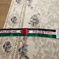 Écharpe Tricotée Personnalisée 15x150cm pour Supporter de Club de Football, Drapeau de la Palestine, Design Imprimé, Coupe du Monde, Polyester, Hiver, Homme, Pas Cher, Vente Chaude