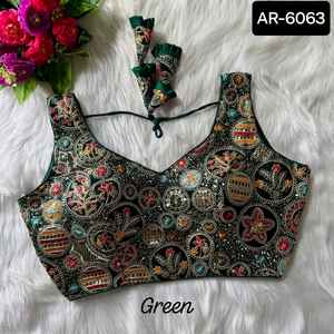 Ropa étnica india más hermosa Khadi algodón impreso ropa de boda Saree con blusa elegante piezas para ocasión espacial tela - Product Image 5