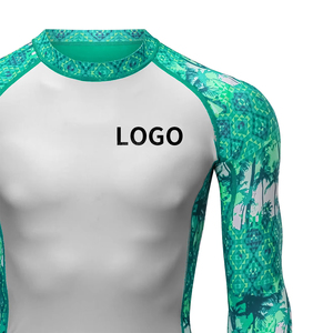 บริการ OEM เสื้อยิมรัดรูปสำหรับผู้ชายแขนเต็มรูปแบบน้ำหนักเบาระบายอากาศได้ BJJ ดีไซน์ระเหิด UPF50 + - Product Image 5