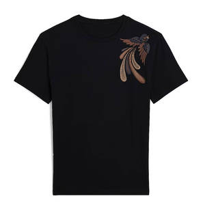 Camiseta personalizada 100% de algodón con bordado para hombre, Polo de manga corta con estampado sólido y logotipo personalizado a la venta - Product Image 5