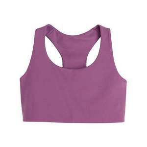 Top Deportivo Corto de Yoga para Mujer, Diseño Profesional, Sin Costuras, Un Hombro Descubierto, Material Personalizado, Tallas Grandes - Product Image 3