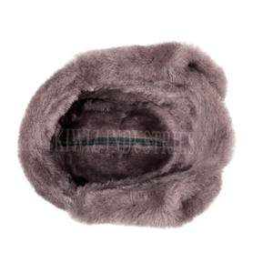 Sombreros de piel de oveja de nuevo diseño con logotipo personalizado Sombreros de piel de oveja de 5 paneles de espuma de malla personalizados para hombres - Product Image 6