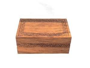 Personalized Handmade Rosewood Urn for Human Ashes Cremation Wooden Urn <b>Large</b> <b>Keepsake</b> <b>Box</b> - Product Image 3