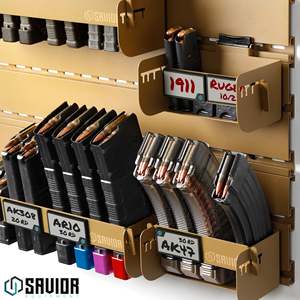 Équipement Savior, lot de 4 patchs magnétiques inscriptibles, 2,75 pouces, matériaux magnétiques de qualité supérieure - Product Image 1
