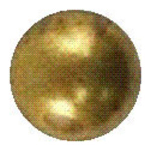 Bullette Lisce 10 mm Ottonate (pz. 1.000) - Product Image 1