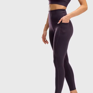 High Waist Gym Leggings & <b>Padded</b> Sports Bra Set Breathable Set Of 2 Piece Women Yoga Set Workout Activewear Fitness Wear Clothes - Product Image 2