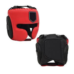 Haute cuir jeunesse Kickboxing casque Sparring Head Gear vente chaude sécurité Boxin tête garde usine directe prix de gros - Product Image 6