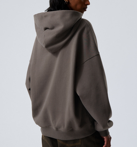 Sweat à capuche oversize d'hiver pour femme en molleton français de qualité supérieure 100% coton respirant - Product Image 4