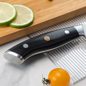 Couteau de chef professionnel en acier inoxydable à haute teneur en carbone de 8 pouces, forgé, avec manche en micarta - Product Image 5