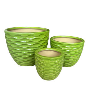 Vente en gros de pots de fleurs émaillés en céramique pour la maison et le jardin - Product Image 4