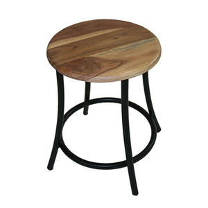 Taburete de metal de diseño múltiple de acero inoxidable, taburete de Bar de Color plateado, asiento de madera, taburete de Bar de estilo europeo de lujo - Product Image 5