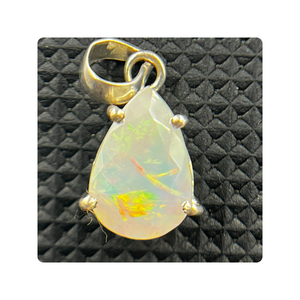 <b>Handmade</b> 925 Sterling Silver Ethiopian Opal Cut Stone Pendant Cute Style Cabochons for Wedding Parties Gifts for <b>Earrings</b> - Product Image 3