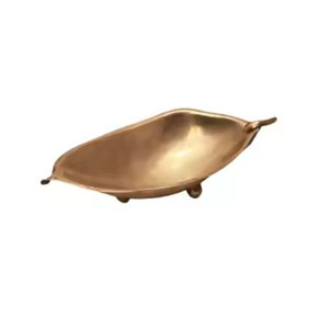 Plat de service en aluminium artisanal, forme ovale, pour la maison, les mariages, les hôtels, la table, la vaisselle, les salades de fruits, les collations - Product Image 2