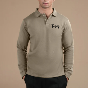 High Quality <b>Long</b> <b>Sleeve</b> Men's for <b>Shirts</b> 100% Cotton Breathable Solid Unisex Formal 180g with Custom Logo Printing - Product Image 2