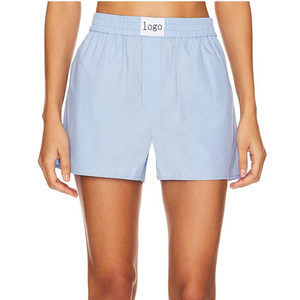 Shorts pour femmes à la mode en gros Shorts imprimés avec logo personnalisé Shorts taille basse pour femmes Fabriqués au Pakistan - Product Image 1