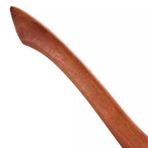 ขวานโทมาฮอว์กขวานเหล็กกล้าคาร์บอนสูงแบบ DIY ทำด้วยมือพร้อมปลอกหนังอย่างดีและที่จับไม้สำหรับล่าสัตว์ - Product Image 5