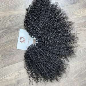 Cheveux bouclés crépus en trame doublement étirés, tissage de cheveux bouclés crépus Afro crépus - Product Image 5