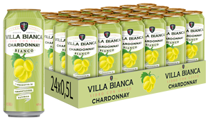 Vino de Manzana Dulce Villa Bianca Chardonnay Lata 0.5L - Product Image 3