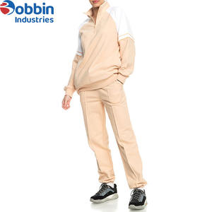 Sudadera de moda con media cremallera para mujer, chándal, patrón impreso en 3D, diseño personalizado, bloque de Color Unisex, Mangas de tuberías cultivadas - Product Image 6