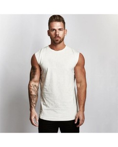 Jersey informal para hombre, camiseta sin mangas con capucha, camiseta de corte de entrenamiento de gimnasio con sudadera muscular, bolsillo con capucha para entrenamiento de Culturismo - Product Image 2