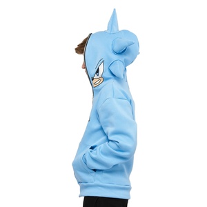 Sudadera con capucha completa con cremallera para hombre, 470 GSM, forro polar de algodón, cálida, urbana, de invierno, OEM, marca privada, de fábrica - Product Image 5