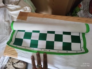 Tablero de ajedrez cuadrado combinado de torneo profesional de 20 pulgadas, superventas, alfombrilla Rexine de demostración de ajedrez inteligente para juegos de ajedrez - Product Image 3